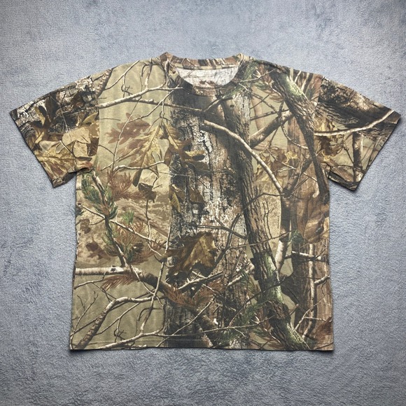 Realtree Other - Camo Realtree T-Shirt Mens XL AP HD All Over Print Hunting Fishing Short Sleeve